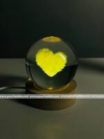 3D Crystal Ball – Cloud Love Shape (7 Color Base) - Image 4